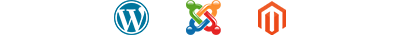 wordpress joomla magento